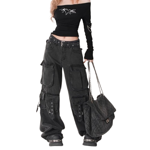 Straight-leg Relaxed-fit Workwear Denim Jeans