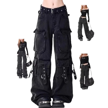 Straight-leg Relaxed-fit Workwear Denim Jeans